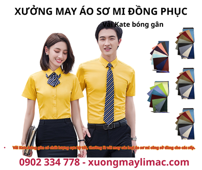  xưởng may áo sơ mi đồng phục, xưởng may áo sơ mi vải kate bóng gân, may áo sơ mi đồng phục vải kate bóng gân, may áo sơ mi đồng phục theo yêu cầu, xưởng may áo sơ mi số lượng ít, xưởng may áo sơ mi từ 10 cái, xưởng may áo sơ mi đồng phục tại TP.HCM, địa chỉ may áo sơ mi đồng phục giá rẻ, nhận may áo sơ mi đồng phục chất lượng cao, áo sơ mi đồng phục công ty vải bóng gân, may đồng phục áo sơ mi công sở thoáng mát, vải kate bóng gân may áo sơ mi đồng phục, áo sơ mi đồng phục nhân viên vải kate mềm mát, đặt may áo sơ mi đồng phục công sở theo yêu cầu, may áo sơ mi công ty chất lượng giá tốt, xưởng may áo sơ mi đồng phục nhỏ lẻ, áo sơ mi đồng phục cho nhân viên, áo sơ mi đồng phục cho giáo viên, áo sơ mi đồng phục cho học sinh, xưởng may LIMAC, công ty may áo sơ mi LIMAC, LIMAC chuyên may đồng phục vải bóng gân, đặt áo sơ mi tại LIMAC