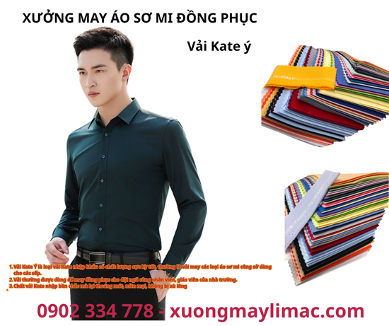  xưởng may áo sơ mi đồng phục, xưởng may áo sơ mi vải kate ý, may áo sơ mi đồng phục vải kate ý, may áo sơ mi đồng phục theo yêu cầu, xưởng may áo sơ mi số lượng ít, xưởng may áo sơ mi từ 10 cái, xưởng may áo sơ mi đồng phục tại TP.HCM, địa chỉ may áo sơ mi đồng phục giá rẻ, nhận may áo sơ mi đồng phục chất lượng cao, áo sơ mi đồng phục công ty vải ý, may đồng phục áo sơ mi công sở thoáng mát, vải kate ý may áo sơ mi đồng phục, áo sơ mi đồng phục nhân viên vải kate mềm mát, đặt may áo sơ mi đồng phục công sở theo yêu cầu, may áo sơ mi công ty chất lượng giá tốt, xưởng may áo sơ mi đồng phục nhỏ lẻ, áo sơ mi đồng phục cho nhân viên, áo sơ mi đồng phục cho giáo viên, áo sơ mi đồng phục cho học sinh, xưởng may LIMAC, công ty may áo sơ mi LIMAC, LIMAC chuyên may đồng phục vải ý, đặt áo sơ mi tại LIMAC